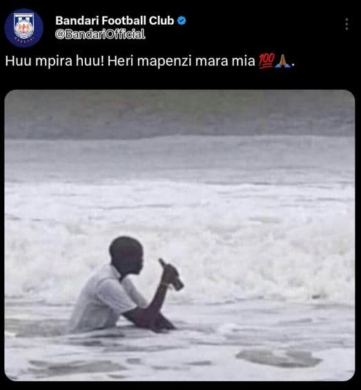 Bandari football club bandarfofficial huu mpira huu! heri mapenzi mara mia