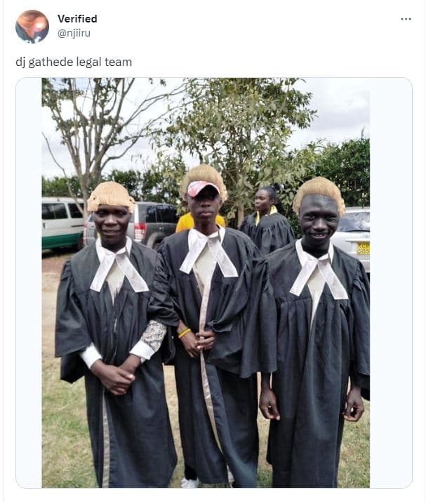 Verified njiiru dj gathede legal team