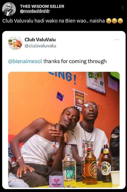 Thee wisdom seller oniedhirchir club valuvalu hadi wako na bien wao naisha club