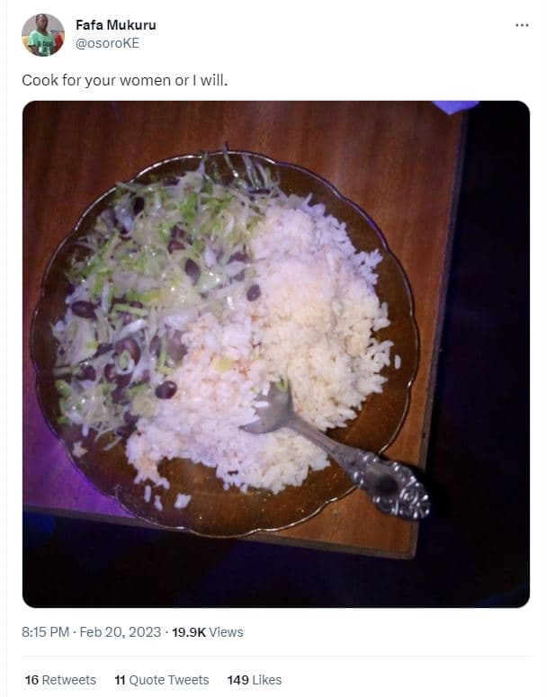 Fafa mukuru osoroke cook for your women or will. 8.15 pm feb 20, 19.9k views 16