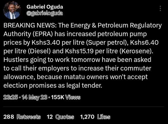 Gabriel oguda bfielo guda breaking news the energy petroleum regulatory authorit