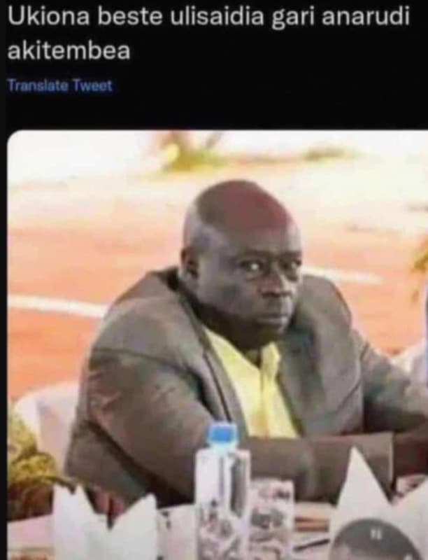 Ukiona beste ulisaidia gari anarudi akitembea tronglato twcet