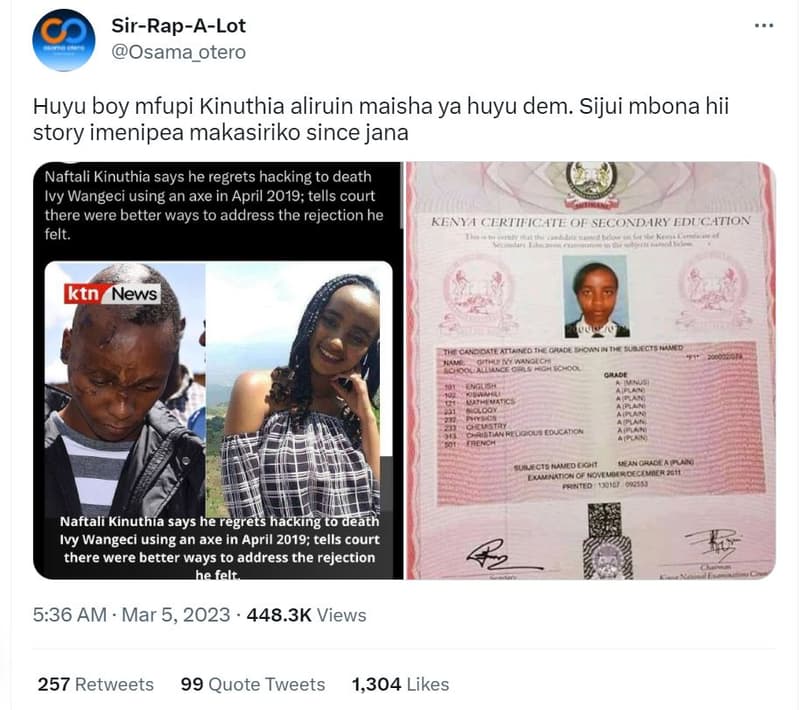 Sirrapalot osama_otero huyu boy mfupi kinuthia aliruin maisha ya huyu dem. sijui