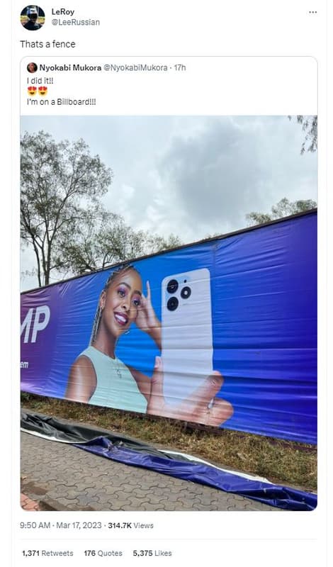 Leroy leerussian tnats a fence nyokabi mukora nyokabimukora 17h idid itu imon bi