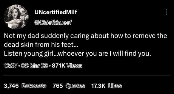 Uncertifiedmilf chiefkhueef not my dad suddenly caring about how to remove the d