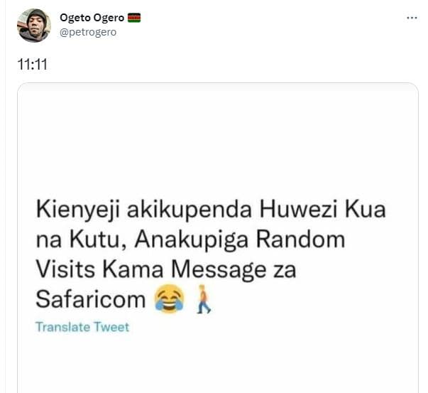 Ogeto ogero petrogero 1111 kienyeji akikupenda huwezi kua na kutu, anakupiga ran