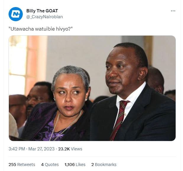 Billy the goat crazynairobian utawacha watuibie hivyo? 3,42 pm mar 27, 23.2k vie