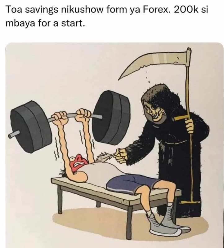 Toa savings nikushow form ya forex. 20ok si mbaya for a start.