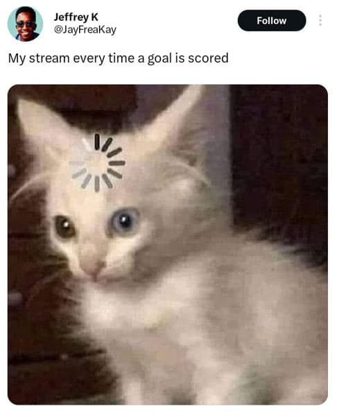 Jeffrey k jayfreakay follow my stream every time a goal is scored