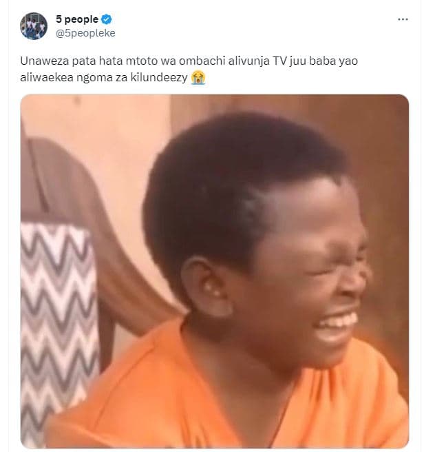 5 people 5peopleke unaweza pata hata mtoto wa ombachi alivunja tvjuu baba yao al