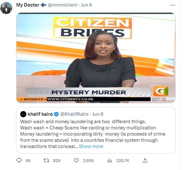 My doctor mmmicheni jun 6 czen bri fs mystery murder wfasiie mwwcwzentv coke f k