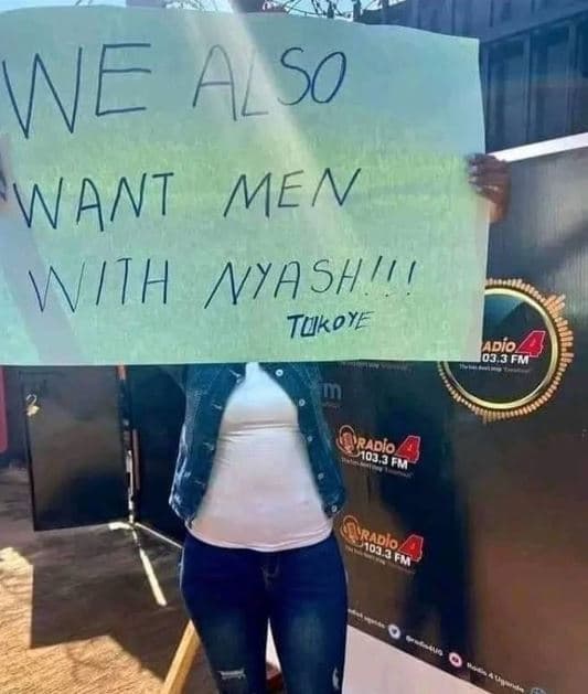 We also 'want men with nyash!! ! tlkoye 69i9 f7 ro9lou 8eo9l