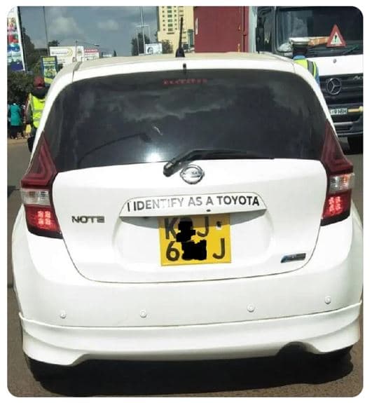 Iidentify as a toyota note