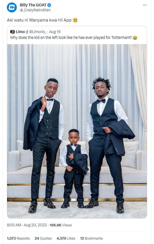 Billy the goat crazynairobian aki watu ni wanyama kwa hii app limo limorio aug 1