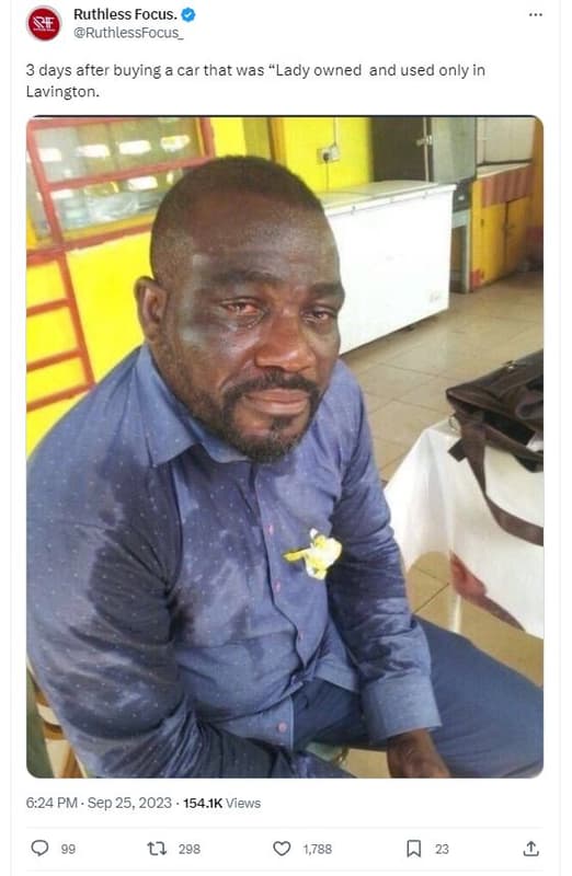 Ruthless focus ruthlessfocus 3 days after buying a car that was lady owned and u