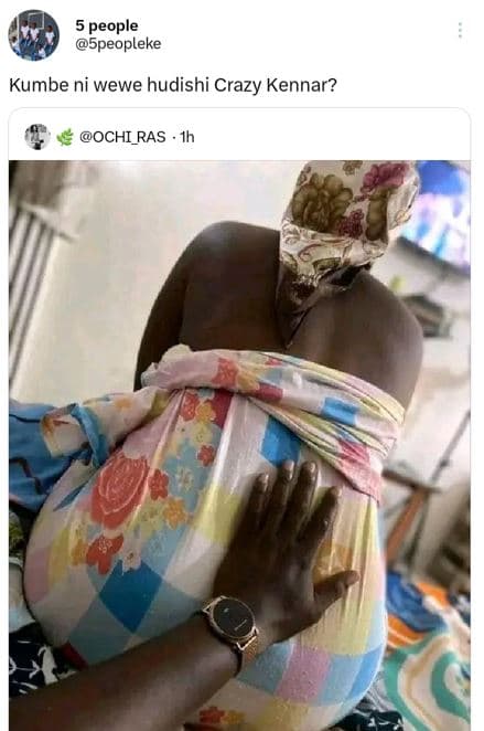 5 people 5peopleke kumbe ni wewe hudishi crazy kennar? ochi_ras