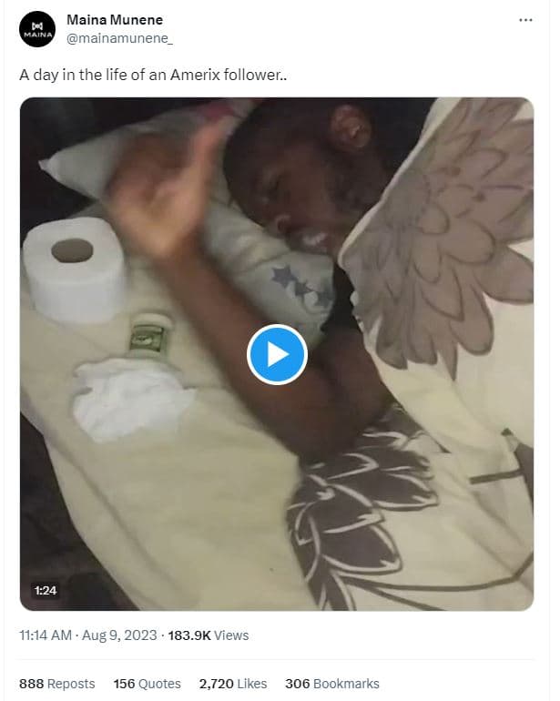 Maina munene mainamunene a day in the life of an amerix follower_ 1.24 11.14 am
