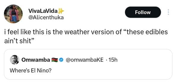 Vivalavida alicenthuka follow feel like this is the weather version of these edi
