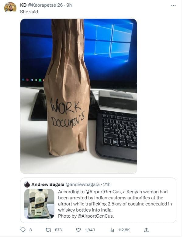 Kd keorapetse_26 9h she said wopk docurjn andrew bagala andrewbagala 21h accordi