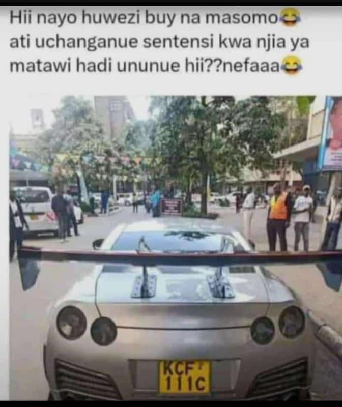 Hii nayo huwezi buy namasomo ati uchanganue sentensi kwa njia ya matawi hadi unu