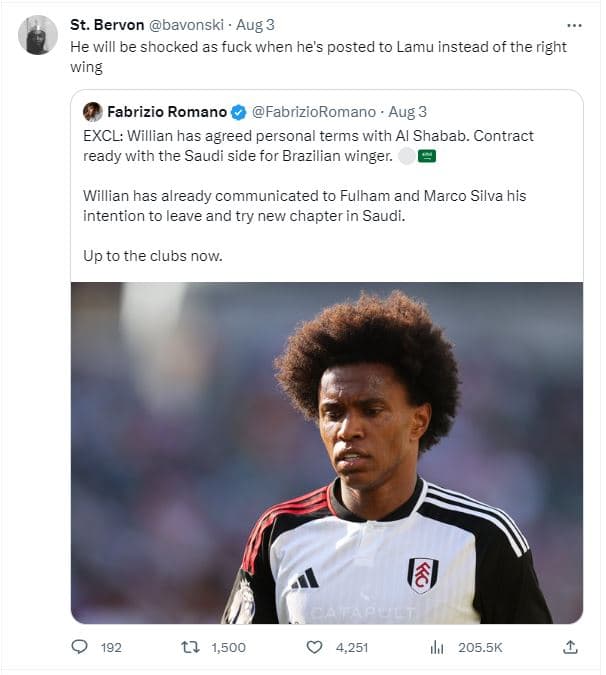 St. bervon bavonski aug he will be shocked as fuck when he's posted to lamu inst