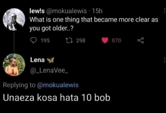 Lewls mokualewis 15h what is one thing that became more clear as you got older..