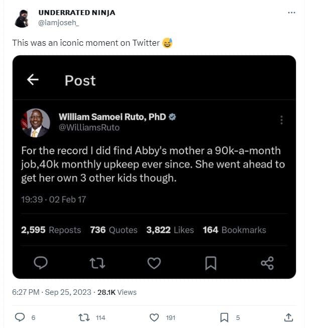 Underrated ninja iamjoseh this was an iconic moment on twitter post william samo