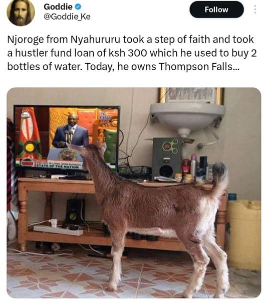 Goddie goddie_ke follow njoroge from nyahururu took a step of faith and took hus