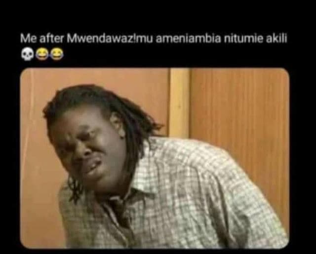 Me after mwendawazlmu amenlambia nitumie akıli