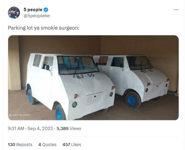 5 people 5peopleke parking lot ya smokie surgeon 7b3 30 e 9.31 am sep 4, 5,389 v