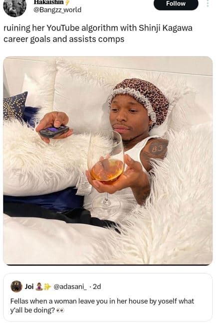 Fakaıshın bangzz world follow ruining her youtube algorithm with shinji kagawa c