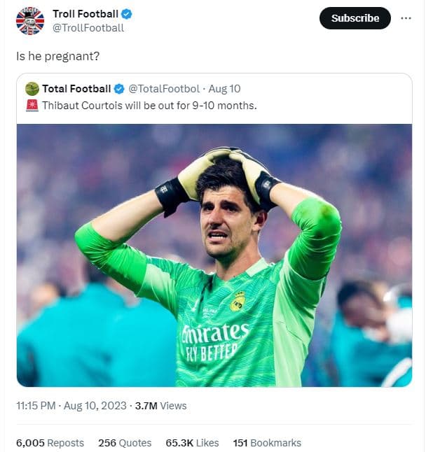 Troll football trollfootball subscribe is he pregnant? total football totalfootb