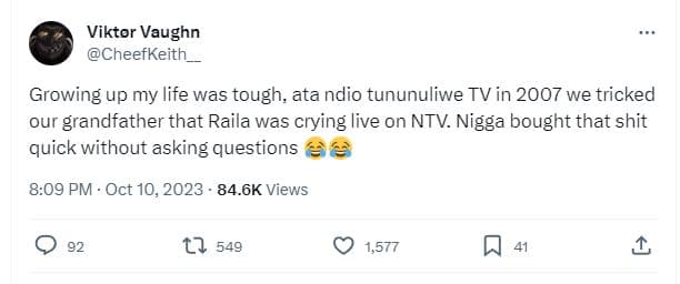 Viktor vaughn cheefkeith_ growing up my life was tough, ata ndio tununuliwe tvin