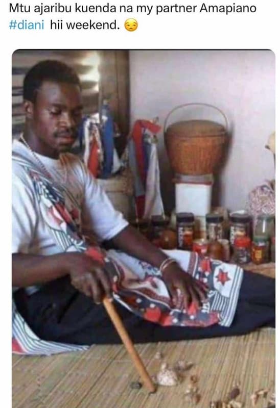 Mtu ajaribu kuenda na my partner amapiano diani hii weekend.