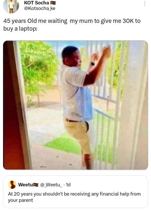 Kot socha kotsocha_ke 45 years old me waiting my mum to give me 3ok to buy alapt