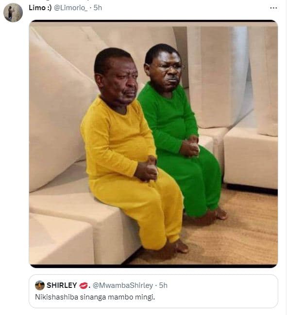 Limo limorio_ 5h shirley mwambashirley 5h nikishashiba sinanga mambo mingi.