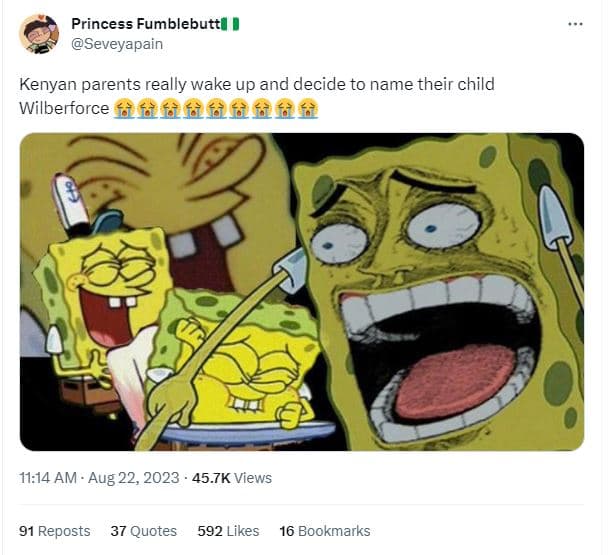 Princess fumblebuttl seveyapain kenyan parents really wake up and decide to name