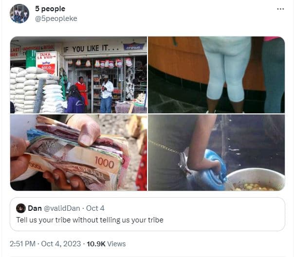 5 people 5peopleke if you like it. lelvigo dan validdan oct 4 tell us your tribe