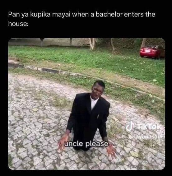 Pan ya kupika mayai when a bachelor enters the house crktak anasa uncle please