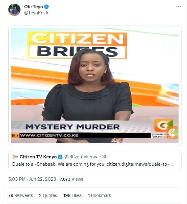 Ole teya teyakevin chzen bri s mystery murder www cizentv coke citizen tv kenya
