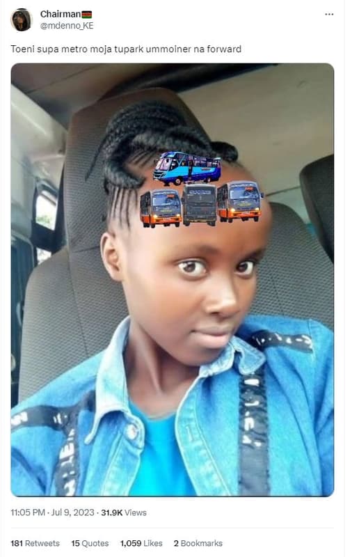 Chairman mdenno_ke toeni supa metro moja tupark ummoiner na forward 11.05 pm jul