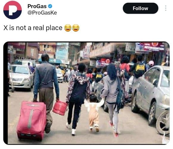 Progas progaske follow xis not a real place