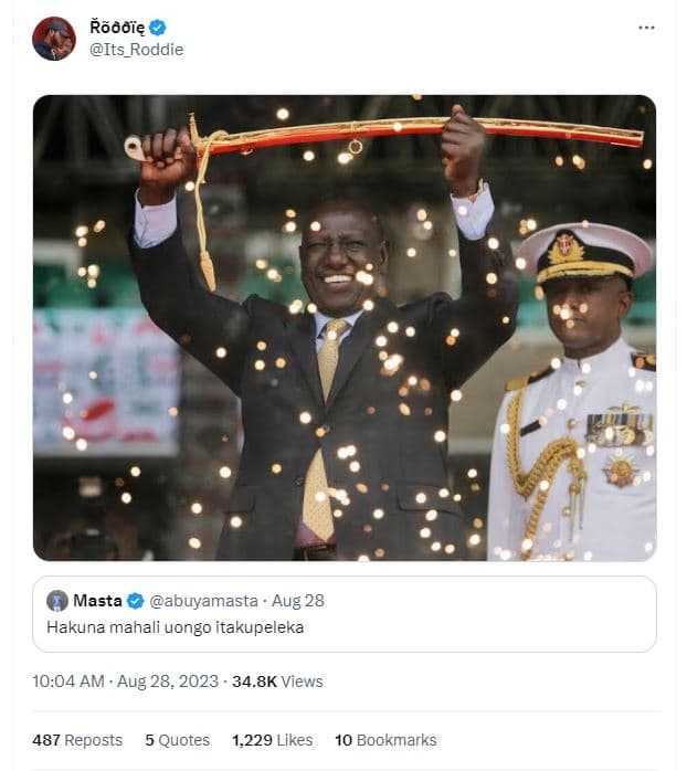 Rãômię its_roddie masta abuyamasta aug 28 hakuna mahali uongo itakupeleka 10.04