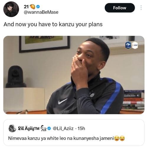 Follow wannabemase and now you have to kanzu your plans eíl ëjííjtm lil_aziiz .