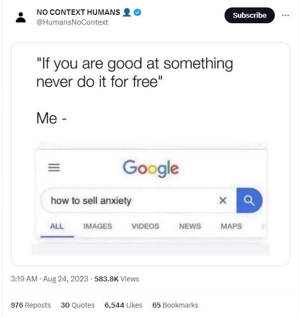 No context humans _ humansnocontext subscribe if you are good at something never