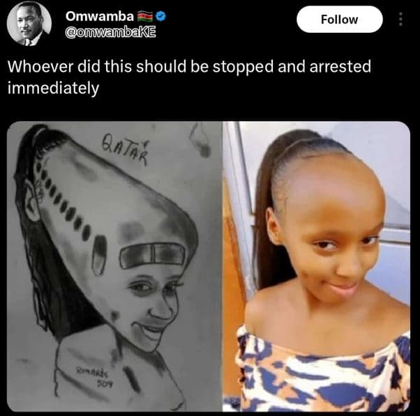 Omwamba ofwambake follow whoever did this should be stopped and arrested immedia