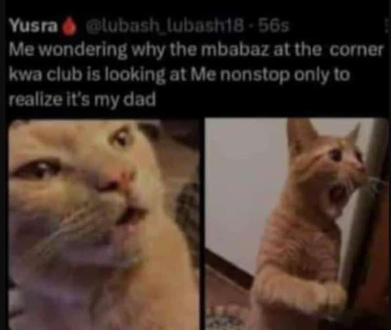 Yusra lubash lubashio 565 me wondering why thembabaz althe corner kwa clubis loo