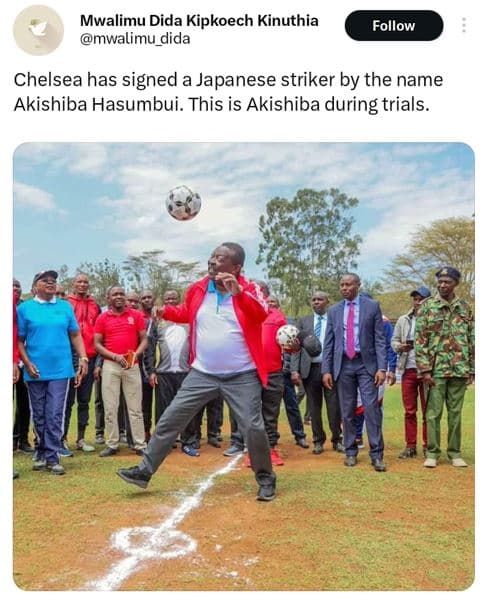 Mwalimu dida kipkoech kinuthia mwalimu_dida follow chelsea has signed a japanese