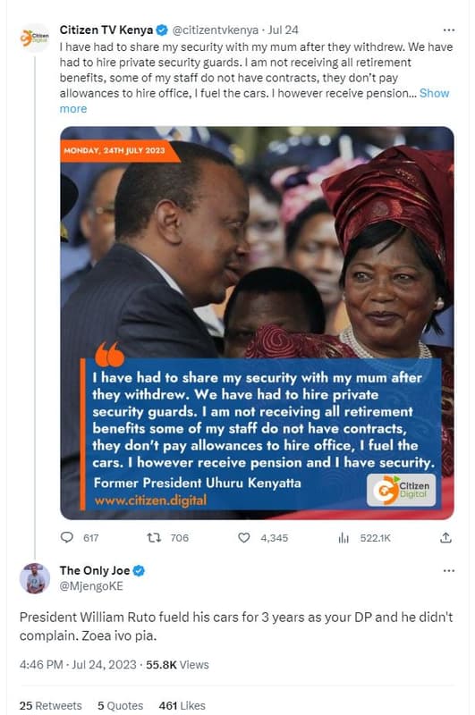 Citizen tv kenya citizentvkenya jul 24 have had to share my security with my mum