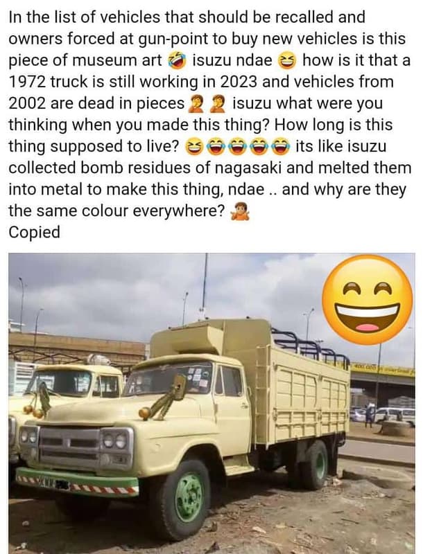 In the list of vehicles that should be recalled and owners forced at gunpoint to